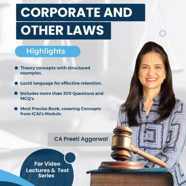 CA Inter Books Combo Corporate And Other Laws Ca Inter